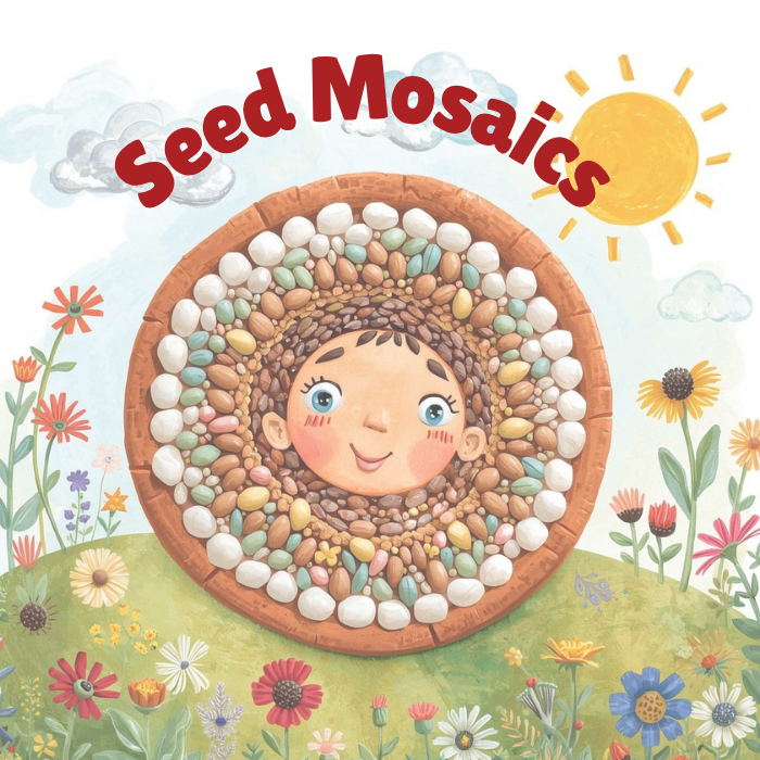 Image of Seed mosaic art