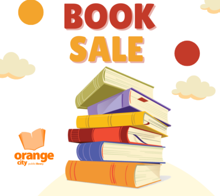 clipart of stack of books with words Book Sale